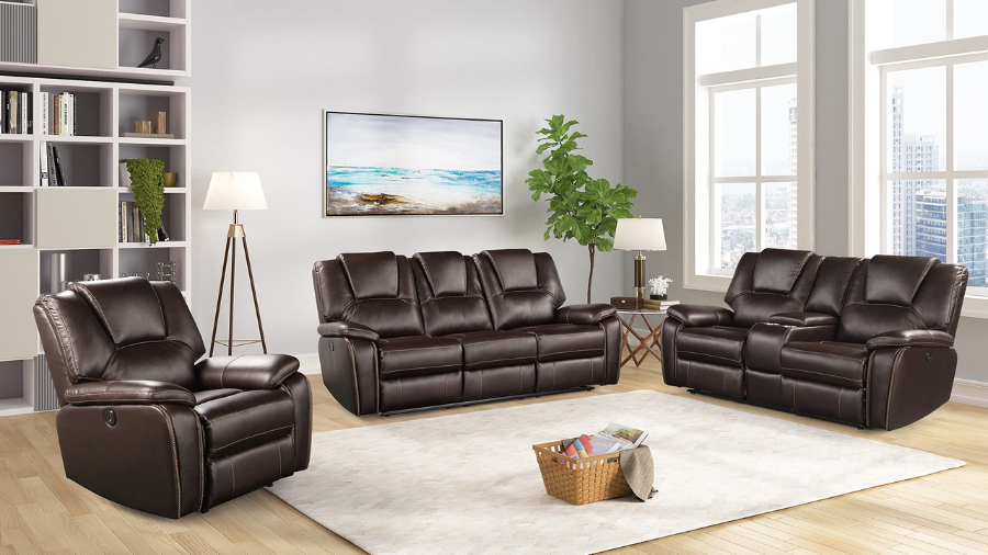 Meenkeeny 3 Pieces Bonded Leather Lounge Chair Loveseat: Ultimate Comfort for Modern Homes