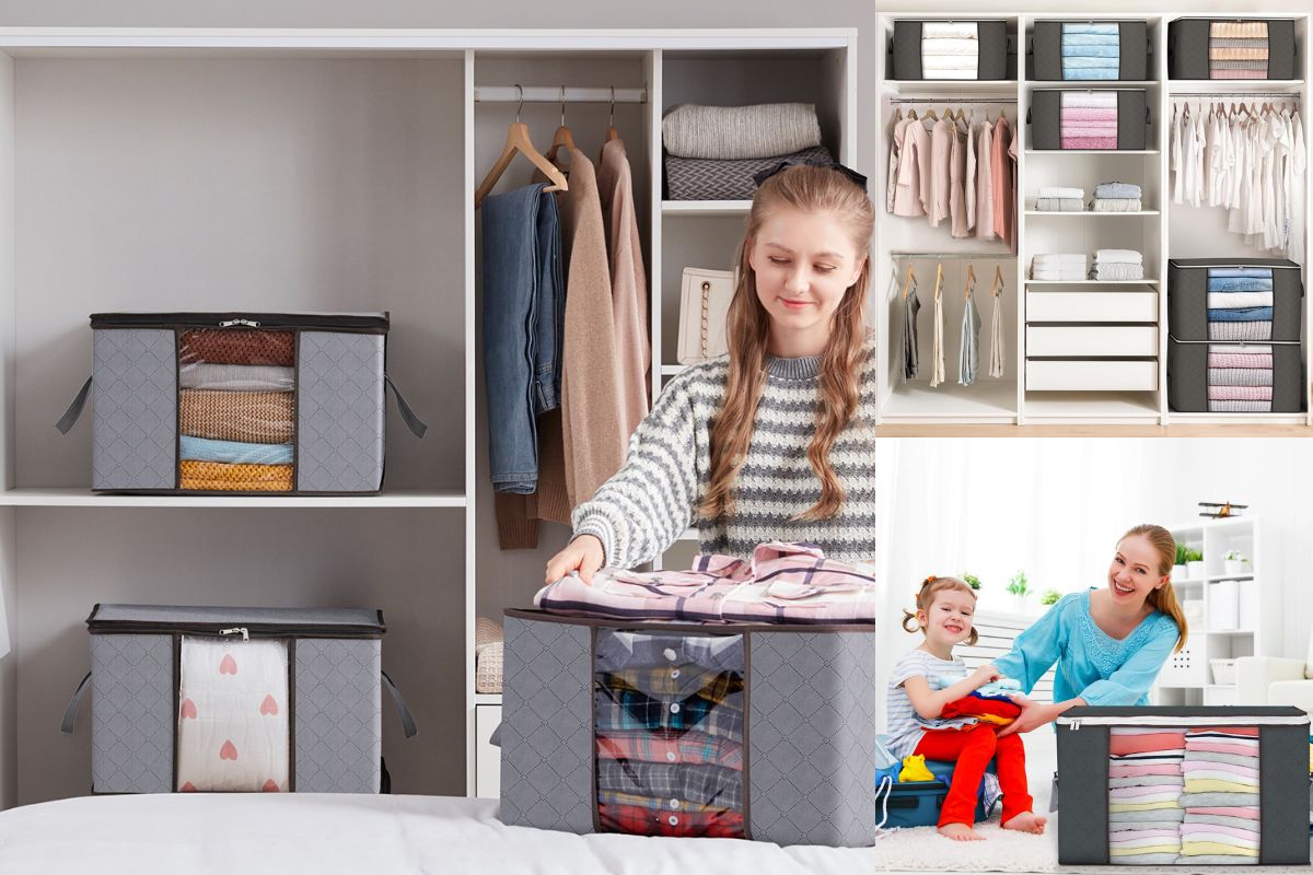 The Secret to Organized Closets: Budding Joy 90L Storage Bags