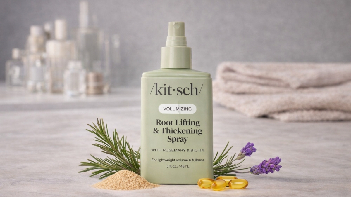 Kitsch Root Lifting & Thickening Spray: Real Volume for Fine, Flat Hair