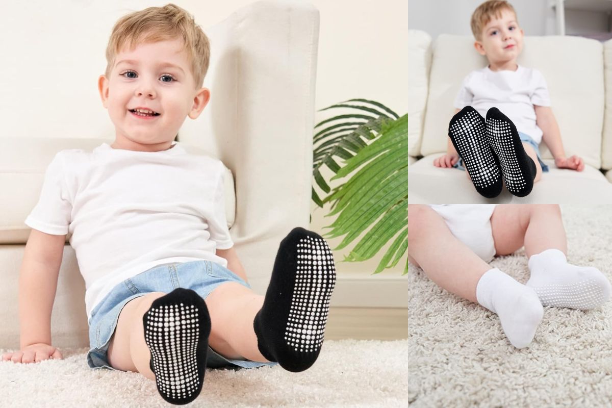 Zaples Baby Non-Slip Grip Socks: Safe & Affordable First Steps
