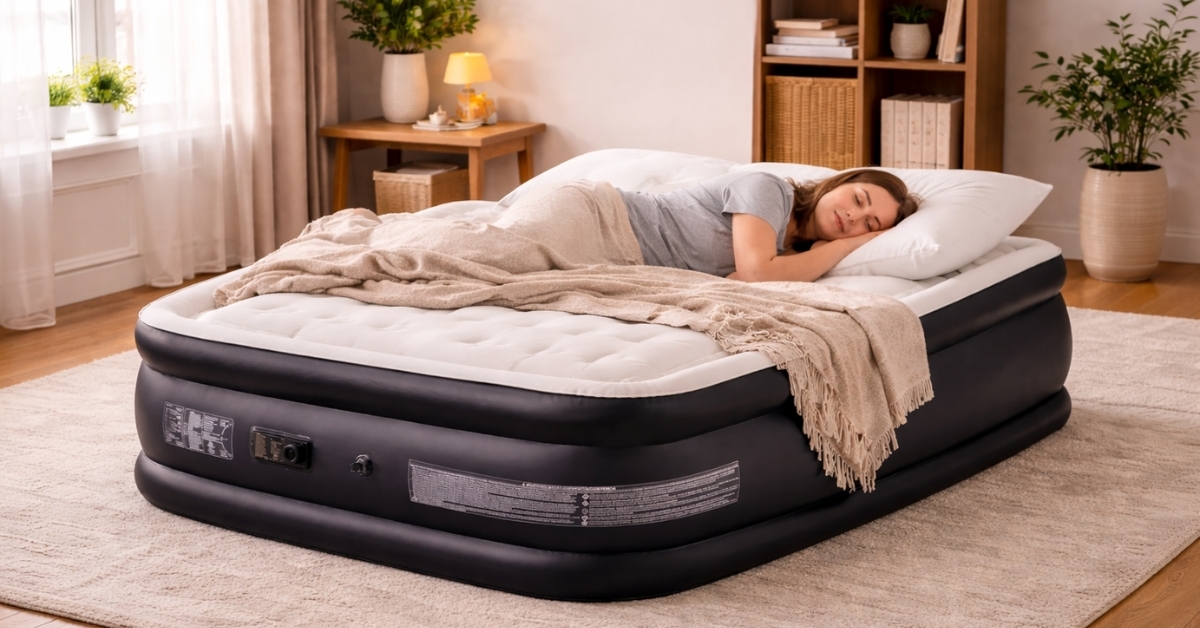 Make Your Space Comfy with Amazon Basics Inflatable Air Mattress