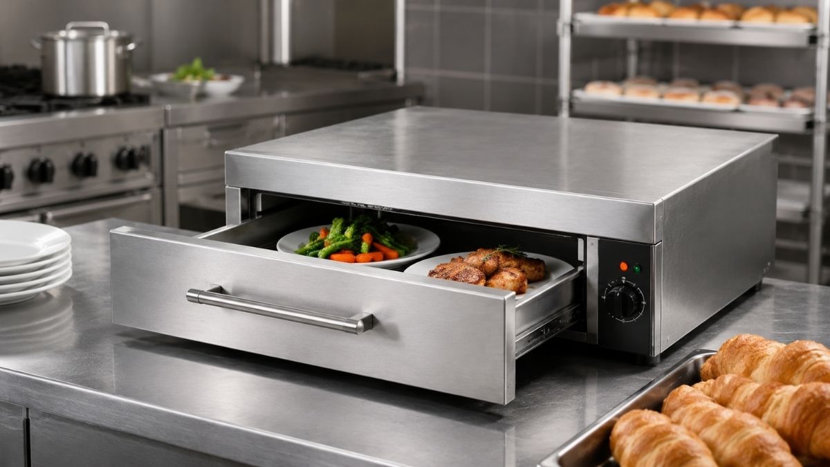 Serve Hotter Meals Faster with the VEVOR Commercial Drawer Warmer
