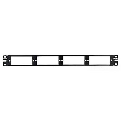 Panduit CFAPPBL1 24-Port Flat Multi-Mode Fiber Patch Panel, Black