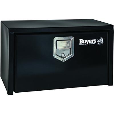Buyers Products Black Steel Underbody Truck Box w/ Paddle Latch (18x18x36 Inch)