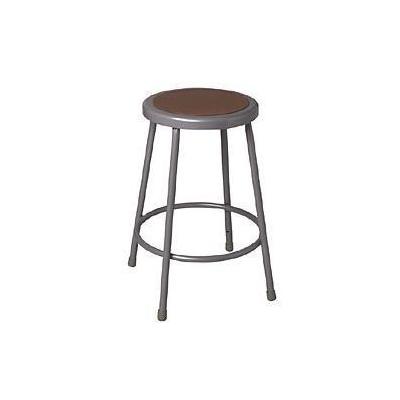 National Public Seating Heavy-Duty Steel Stool - Adjustable Height - 19 27