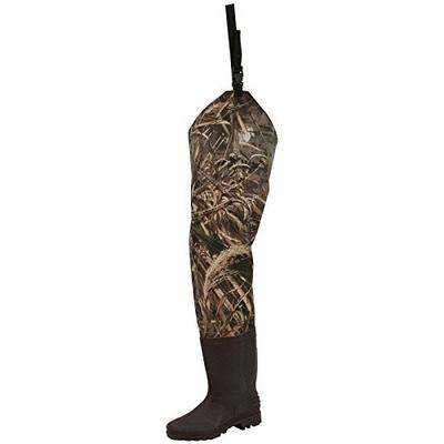 Frogg Toggs Rana II PVC Bootfoot Camo Hip Wader, Cleated Outsole, Realtree Max5, Size 13