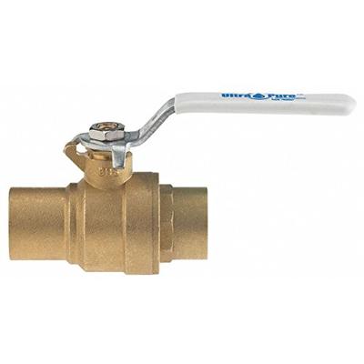 Milwaukee Valve - UPBA485B 1 1/2 - LL Brass Ball Valve, Solder, 1-1/2 In