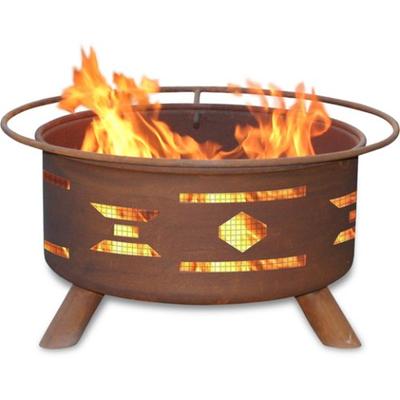 Patina Products F101, 30 Inch Mosaic Santa Fe Fire Pit