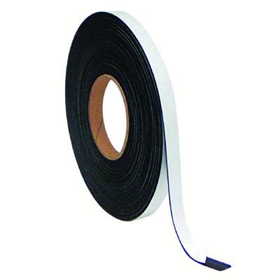 MasterVision Magnetic Adhesive Tape Roll, 1/2 Inch x 50 Feet, Black (FM2321)