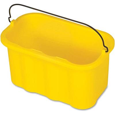 Rubbermaid 9T8200YW Sanitizing Caddy, 10 Quart, 14"x7-1/2"x8", Yellow