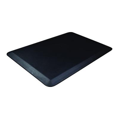 Deflecto Anti-Fatigue Mat, Standing Floor Mat, Rectangle, Beveled Edge, 18" x 24", Black (AFP1824)