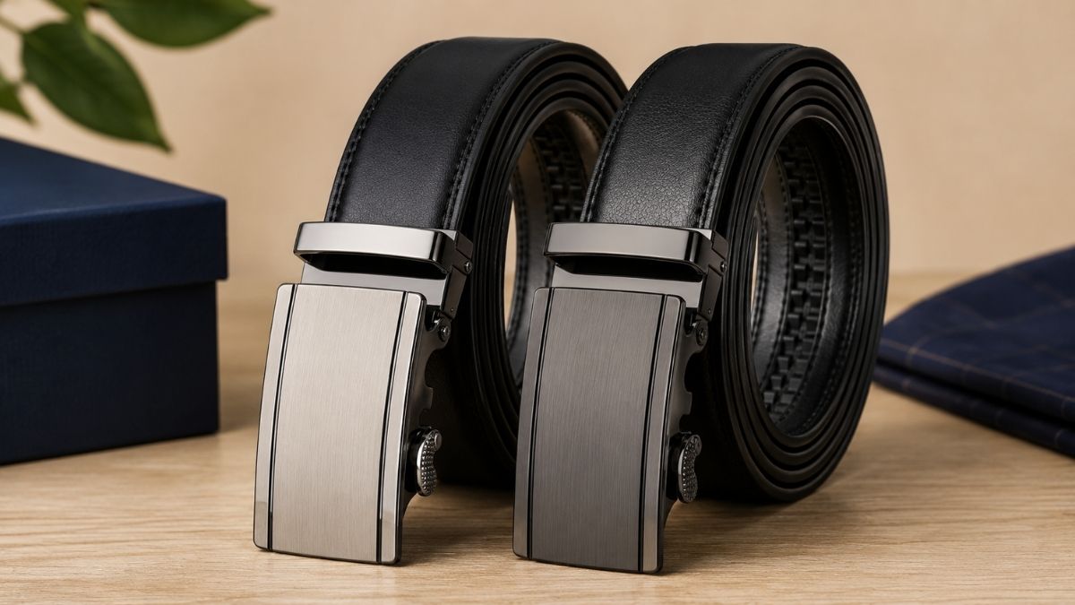 BULLIANT Men’s Ratchet Belt 2-Pack: A Modern Belt Designed for the Perfect Fit
