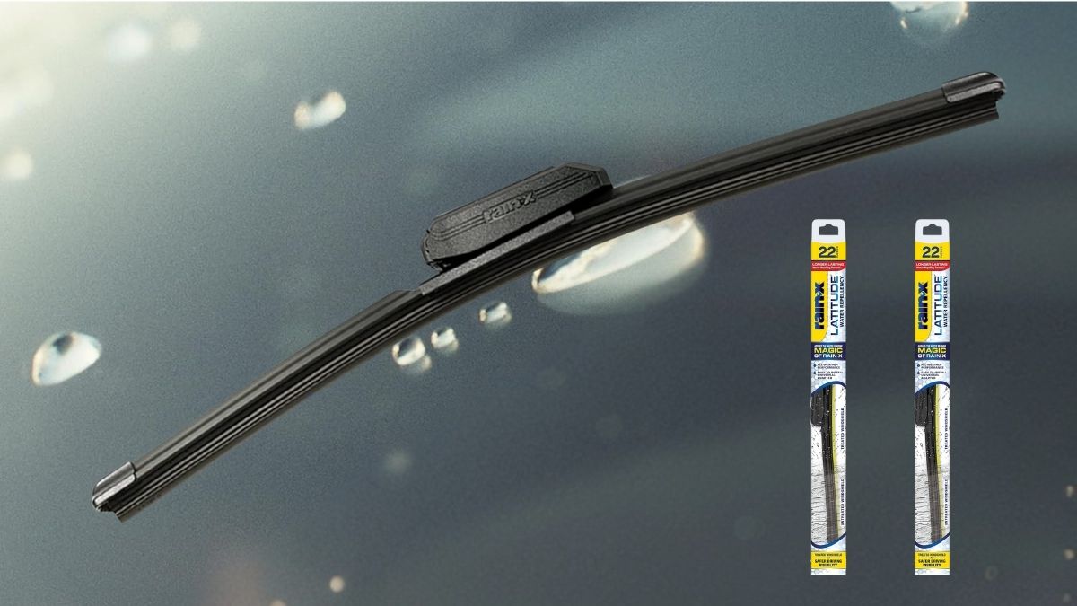 Rain-X 5079279-2 Latitude 2-In-1 Water Repellent Wiper Blades: Clear Vision for Every Drive