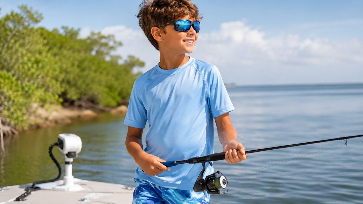 HUK Kids' Performance Fishing Tee: A Comfortable and Durable Shirt for Young Outdoor Adventures