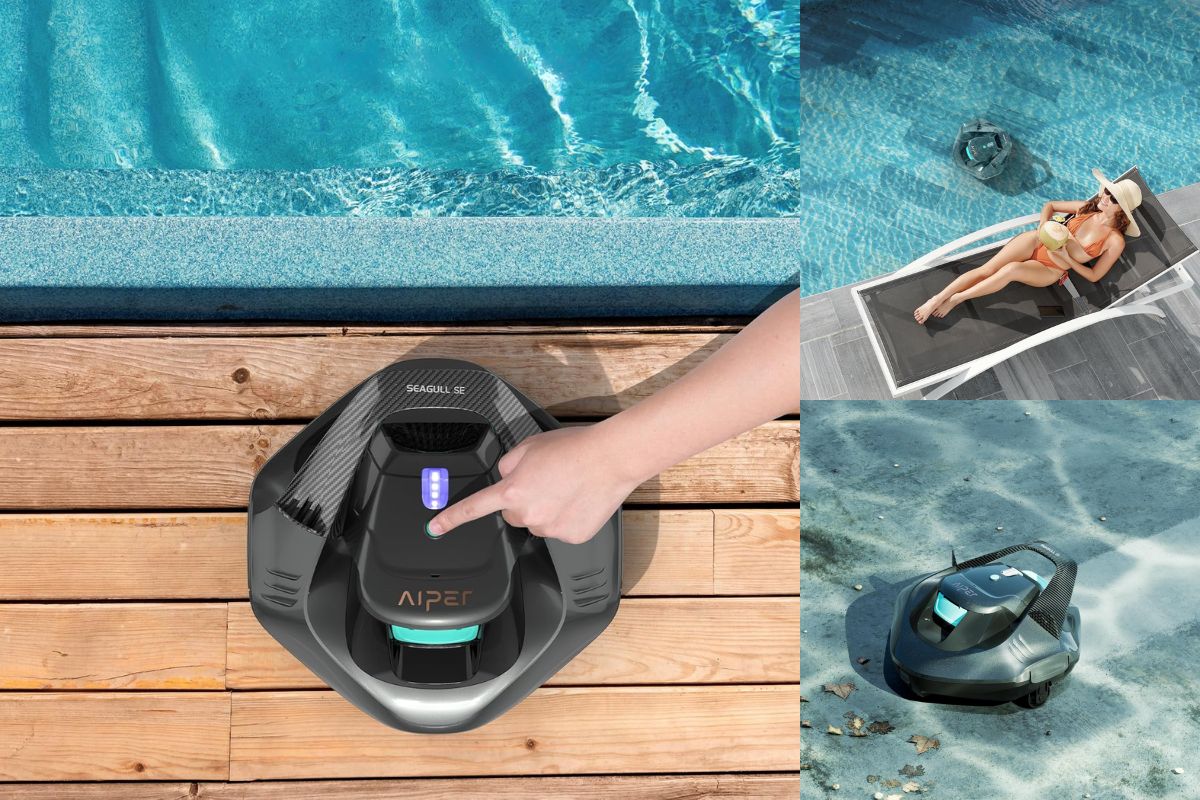 AIPER Cordless Robotic Pool Cleaner: Certified Renewed on Amazon
