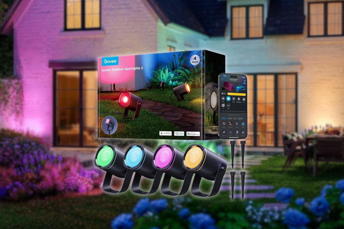 Govee Outdoor Spot Lights 2: Smart RGBWWIC Lights for Modern Homes